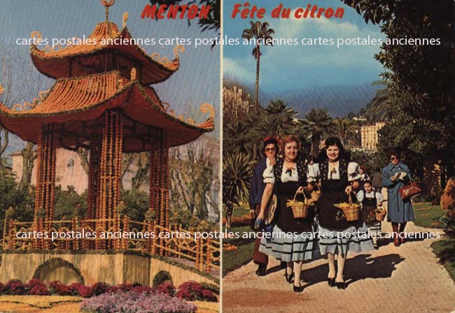 Cartes postales anciennes > CARTES POSTALES > carte postale ancienne > cartes-postales-ancienne.com Alpes maritimes  Menton