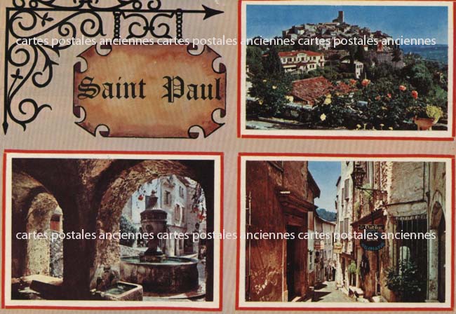 Cartes postales anciennes > CARTES POSTALES > carte postale ancienne > cartes-postales-ancienne.com Provence alpes cote d'azur Alpes maritimes Saint Paul