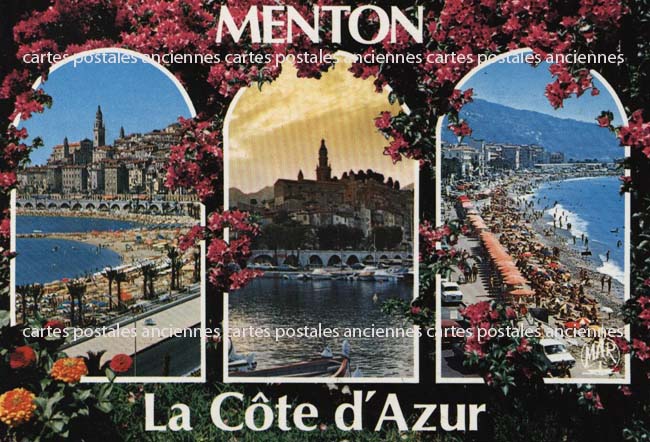Cartes postales anciennes > CARTES POSTALES > carte postale ancienne > cartes-postales-ancienne.com Alpes maritimes  Menton