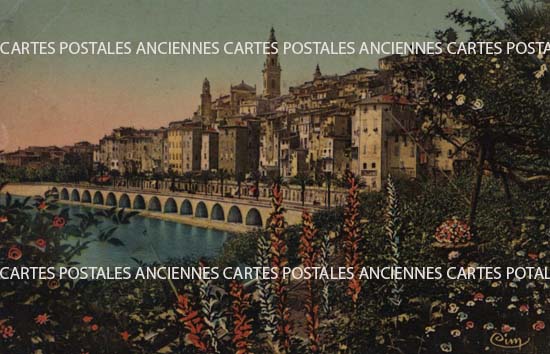 Cartes postales anciennes > CARTES POSTALES > carte postale ancienne > cartes-postales-ancienne.com Provence alpes cote d'azur Alpes maritimes Menton