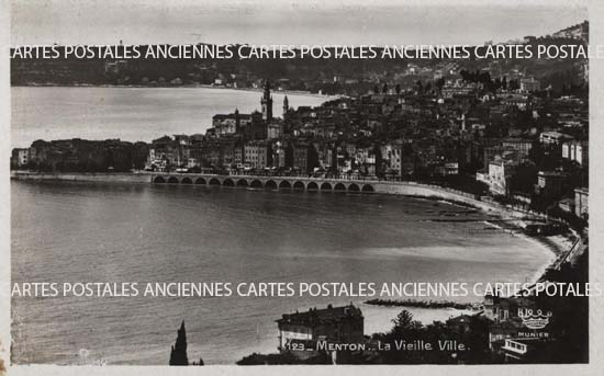 Cartes postales anciennes > CARTES POSTALES > carte postale ancienne > cartes-postales-ancienne.com Provence alpes cote d'azur Alpes maritimes Menton