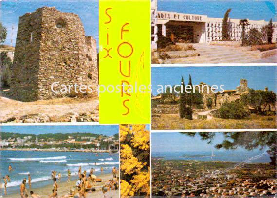 Cartes postales anciennes > CARTES POSTALES > carte postale ancienne > cartes-postales-ancienne.com Provence alpes cote d'azur Var Six Fours Les Plages