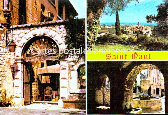 Cartes postales anciennes > CARTES POSTALES > carte postale ancienne > cartes-postales-ancienne.com Provence alpes cote d'azur Alpes maritimes Saint Paul