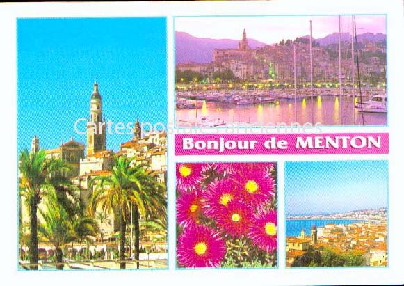 Cartes postales anciennes > CARTES POSTALES > carte postale ancienne > cartes-postales-ancienne.com Provence alpes cote d'azur Alpes maritimes Menton