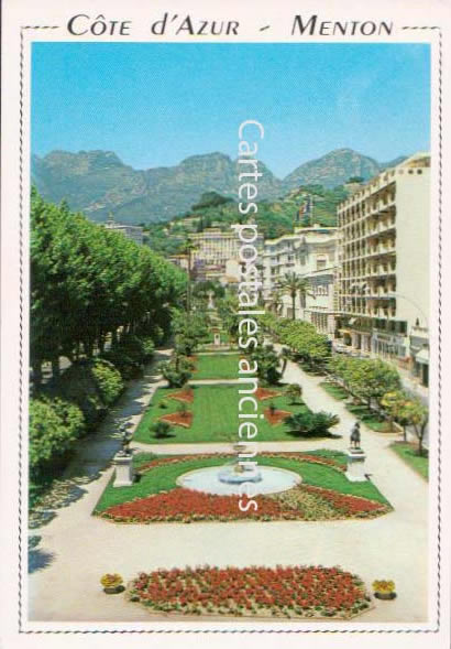 Cartes postales anciennes > CARTES POSTALES > carte postale ancienne > cartes-postales-ancienne.com Provence alpes cote d'azur Alpes maritimes Menton