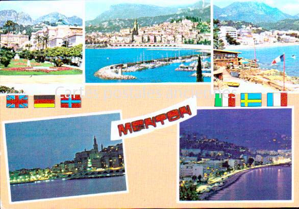 Cartes postales anciennes > CARTES POSTALES > carte postale ancienne > cartes-postales-ancienne.com Provence alpes cote d'azur Alpes maritimes Menton