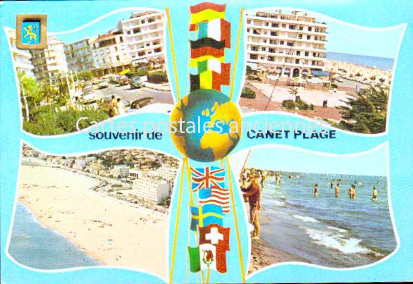 Cartes postales anciennes > CARTES POSTALES > carte postale ancienne > cartes-postales-ancienne.com  Canet Plage
