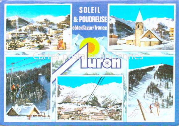 Cartes postales anciennes > CARTES POSTALES > carte postale ancienne > cartes-postales-ancienne.com Provence alpes cote d'azur Alpes maritimes Auron