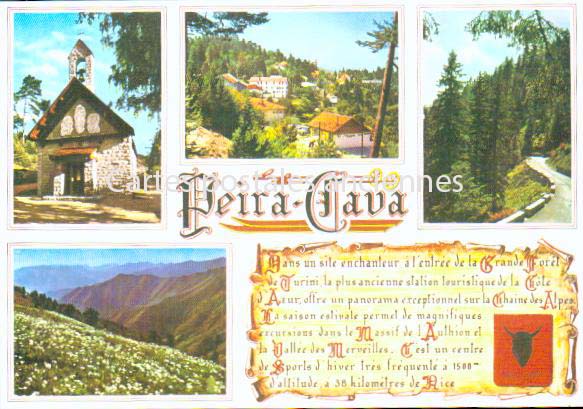 Cartes postales anciennes > CARTES POSTALES > carte postale ancienne > cartes-postales-ancienne.com Provence alpes cote d'azur Alpes maritimes Peira Cava