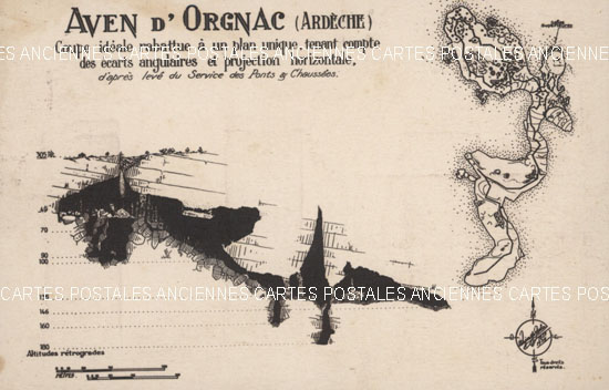 Cartes postales anciennes > CARTES POSTALES > carte postale ancienne > cartes-postales-ancienne.com Auvergne rhone alpes Ardeche Orgnac l'Aven