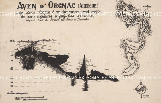 Cartes postales anciennes > CARTES POSTALES > carte postale ancienne > cartes-postales-ancienne.com Ardeche  Orgnac l'Aven