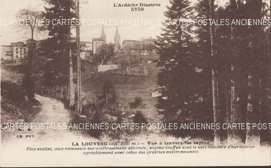Cartes postales anciennes > CARTES POSTALES > carte postale ancienne > cartes-postales-ancienne.com Ardeche  Lalouvesc