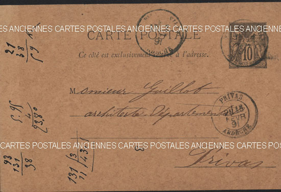 Cartes postales anciennes > CARTES POSTALES > carte postale ancienne > cartes-postales-ancienne.com Auvergne rhone alpes Ardeche Saint Pierreville