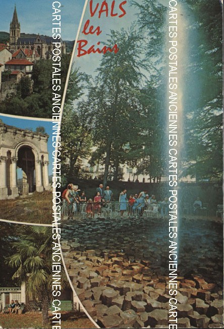 Cartes postales anciennes > CARTES POSTALES > carte postale ancienne > cartes-postales-ancienne.com Auvergne rhone alpes Ardeche Vals Les Bains