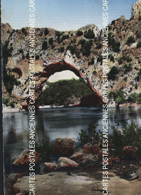 Cartes postales anciennes > CARTES POSTALES > carte postale ancienne > cartes-postales-ancienne.com Ardeche  Vallon Pont D Arc