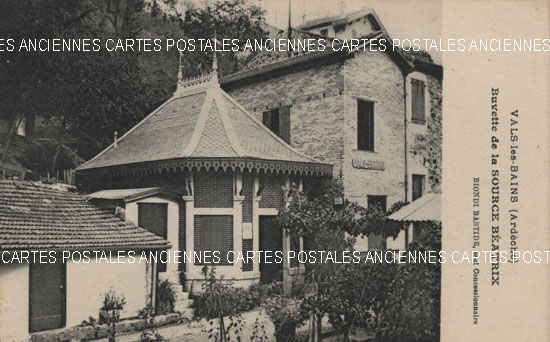 Cartes postales anciennes > CARTES POSTALES > carte postale ancienne > cartes-postales-ancienne.com Ardeche  Vals Les Bains