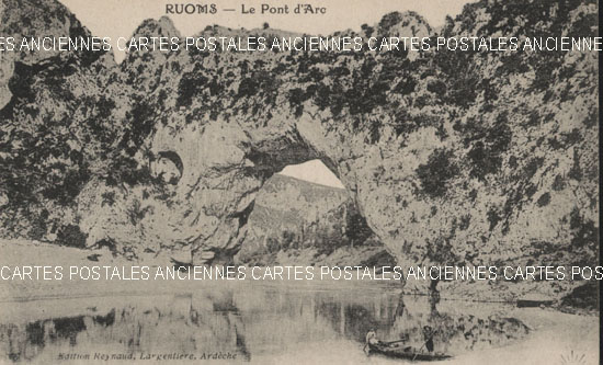 Cartes postales anciennes > CARTES POSTALES > carte postale ancienne > cartes-postales-ancienne.com Ardeche  Vallon Pont D Arc
