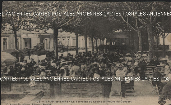 Cartes postales anciennes > CARTES POSTALES > carte postale ancienne > cartes-postales-ancienne.com Auvergne rhone alpes Ardeche Vals Les Bains