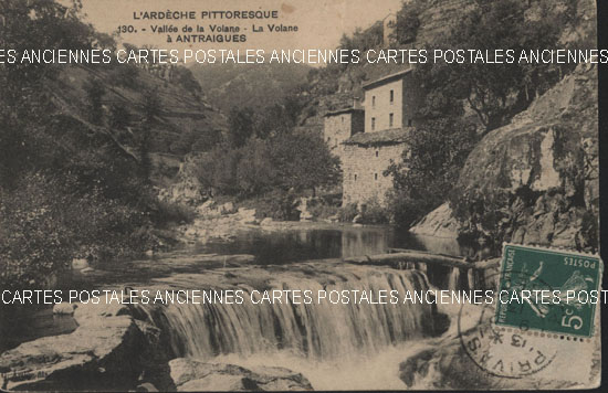 Cartes postales anciennes > CARTES POSTALES > carte postale ancienne > cartes-postales-ancienne.com Auvergne rhone alpes Ardeche Antraigues Sur Volane