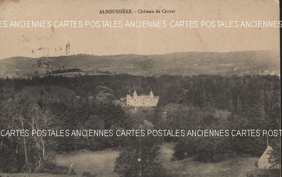 Cartes postales anciennes > CARTES POSTALES > carte postale ancienne > cartes-postales-ancienne.com Auvergne rhone alpes Ardeche Alboussiere