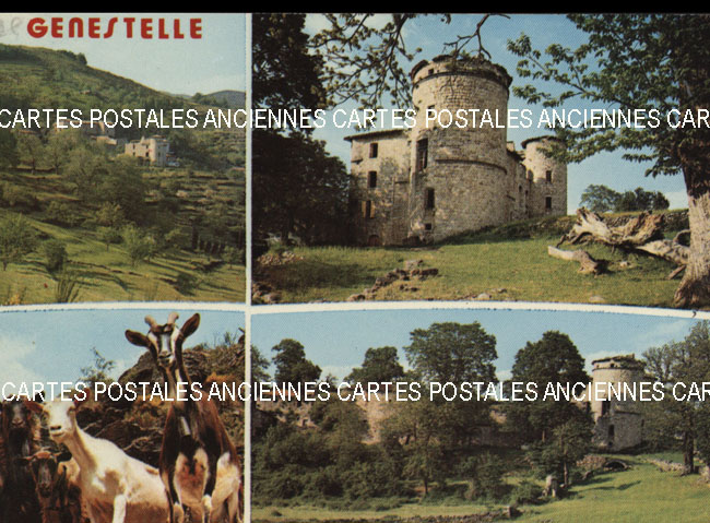 Cartes postales anciennes > CARTES POSTALES > carte postale ancienne > cartes-postales-ancienne.com Auvergne rhone alpes Ardeche Genestelle