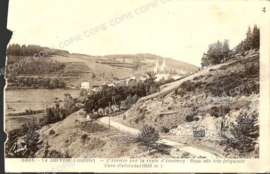 Cartes postales anciennes > CARTES POSTALES > carte postale ancienne > cartes-postales-ancienne.com Auvergne rhone alpes Ardeche Lalouvesc