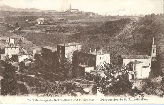 Cartes postales anciennes > CARTES POSTALES > carte postale ancienne > cartes-postales-ancienne.com Auvergne rhone alpes Ardeche Saint Romain d'Ay