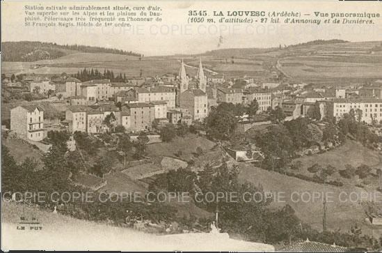 Cartes postales anciennes > CARTES POSTALES > carte postale ancienne > cartes-postales-ancienne.com Auvergne rhone alpes Ardeche Lalouvesc