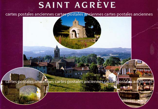 Cartes postales anciennes > CARTES POSTALES > carte postale ancienne > cartes-postales-ancienne.com Auvergne rhone alpes Ardeche Saint Agreve