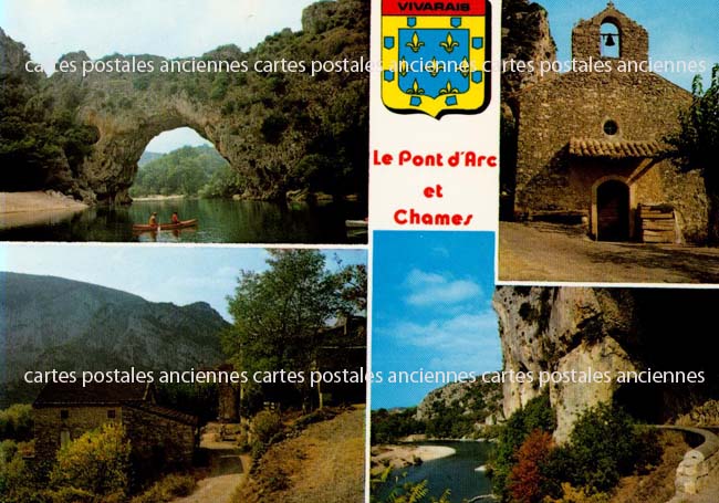 Cartes postales anciennes > CARTES POSTALES > carte postale ancienne > cartes-postales-ancienne.com Ardeche  Vallon Pont D Arc