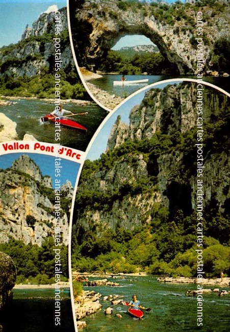 Cartes postales anciennes > CARTES POSTALES > carte postale ancienne > cartes-postales-ancienne.com Ardeche  Vallon Pont D Arc
