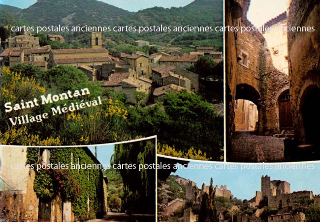 Cartes postales anciennes > CARTES POSTALES > carte postale ancienne > cartes-postales-ancienne.com Ardeche  Saint Montant