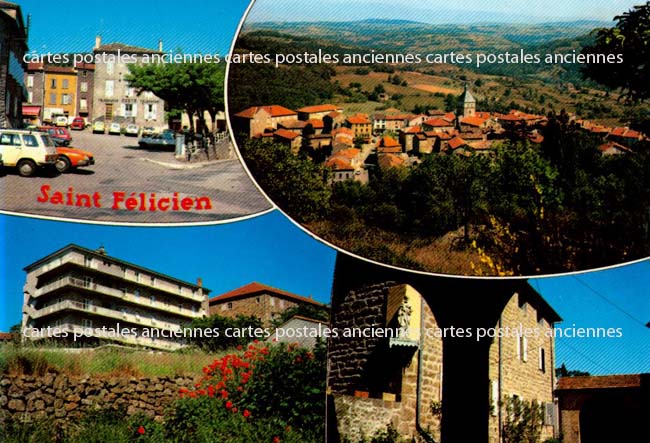 Cartes postales anciennes > CARTES POSTALES > carte postale ancienne > cartes-postales-ancienne.com Auvergne rhone alpes Ardeche Saint Felicien