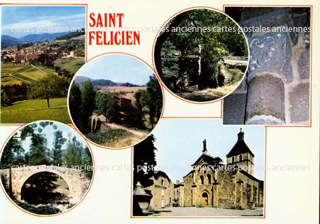 Cartes postales anciennes > CARTES POSTALES > carte postale ancienne > cartes-postales-ancienne.com Auvergne rhone alpes Ardeche Saint Felicien