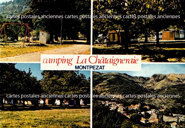 Cartes postales anciennes > CARTES POSTALES > carte postale ancienne > cartes-postales-ancienne.com Auvergne rhone alpes Ardeche Montpezat Sous Bauzon