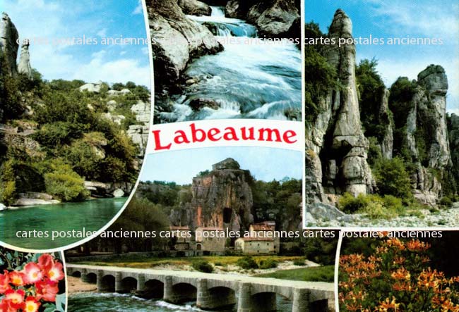 Cartes postales anciennes > CARTES POSTALES > carte postale ancienne > cartes-postales-ancienne.com Auvergne rhone alpes Ardeche Labeaume