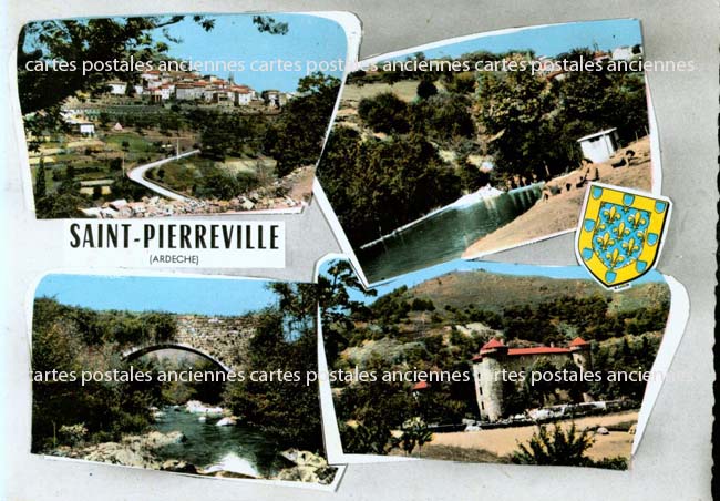 Cartes postales anciennes > CARTES POSTALES > carte postale ancienne > cartes-postales-ancienne.com Ardeche  Saint Pierreville