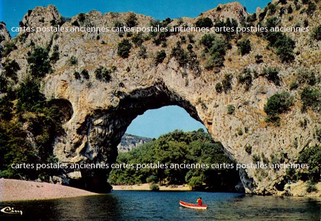 Cartes postales anciennes > CARTES POSTALES > carte postale ancienne > cartes-postales-ancienne.com Ardeche  Vallon Pont D Arc