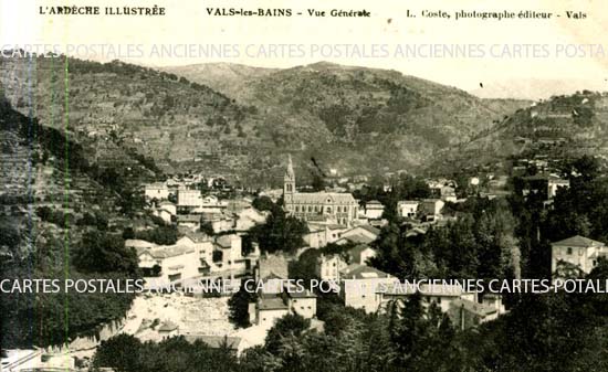 Cartes postales anciennes > CARTES POSTALES > carte postale ancienne > cartes-postales-ancienne.com Ardeche  Vals Les Bains
