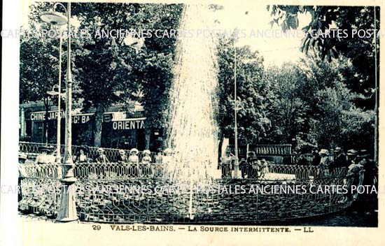 Cartes postales anciennes > CARTES POSTALES > carte postale ancienne > cartes-postales-ancienne.com Ardeche  Vals Les Bains