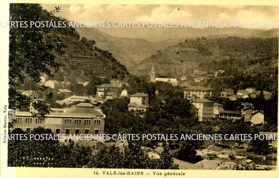 Cartes postales anciennes > CARTES POSTALES > carte postale ancienne > cartes-postales-ancienne.com Ardeche  Vals Les Bains