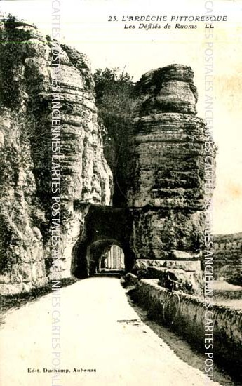 Cartes postales anciennes > CARTES POSTALES > carte postale ancienne > cartes-postales-ancienne.com Ardeche  Ruoms