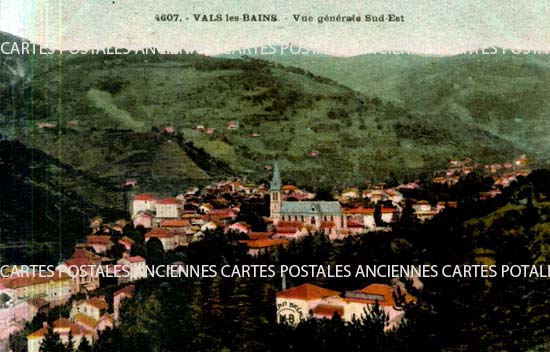 Cartes postales anciennes > CARTES POSTALES > carte postale ancienne > cartes-postales-ancienne.com Ardeche  Vals Les Bains