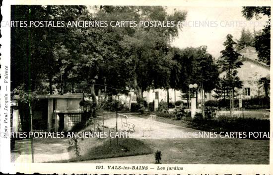 Cartes postales anciennes > CARTES POSTALES > carte postale ancienne > cartes-postales-ancienne.com Ardeche  Vals Les Bains