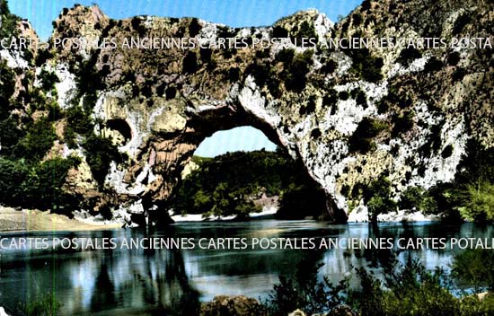 Cartes postales anciennes > CARTES POSTALES > carte postale ancienne > cartes-postales-ancienne.com Ardeche  Vallon Pont D Arc