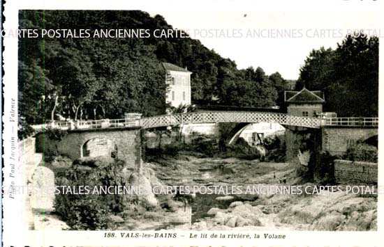 Cartes postales anciennes > CARTES POSTALES > carte postale ancienne > cartes-postales-ancienne.com Ardeche  Vals Les Bains