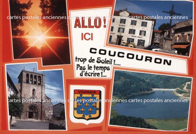 Cartes postales anciennes > CARTES POSTALES > carte postale ancienne > cartes-postales-ancienne.com Auvergne rhone alpes Ardeche Coucouron