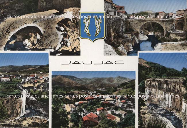 Cartes postales anciennes > CARTES POSTALES > carte postale ancienne > cartes-postales-ancienne.com Auvergne rhone alpes Ardeche Jaujac