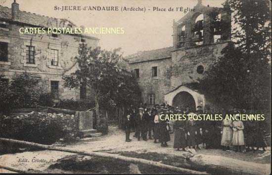 Cartes postales anciennes > CARTES POSTALES > carte postale ancienne > cartes-postales-ancienne.com Auvergne rhone alpes Ardeche Saint Jeure d'Andaure