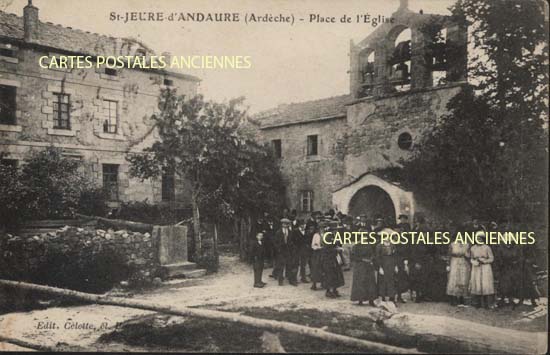 Cartes postales anciennes > CARTES POSTALES > carte postale ancienne > cartes-postales-ancienne.com Cartes rares Saint Jeure d'Andaure